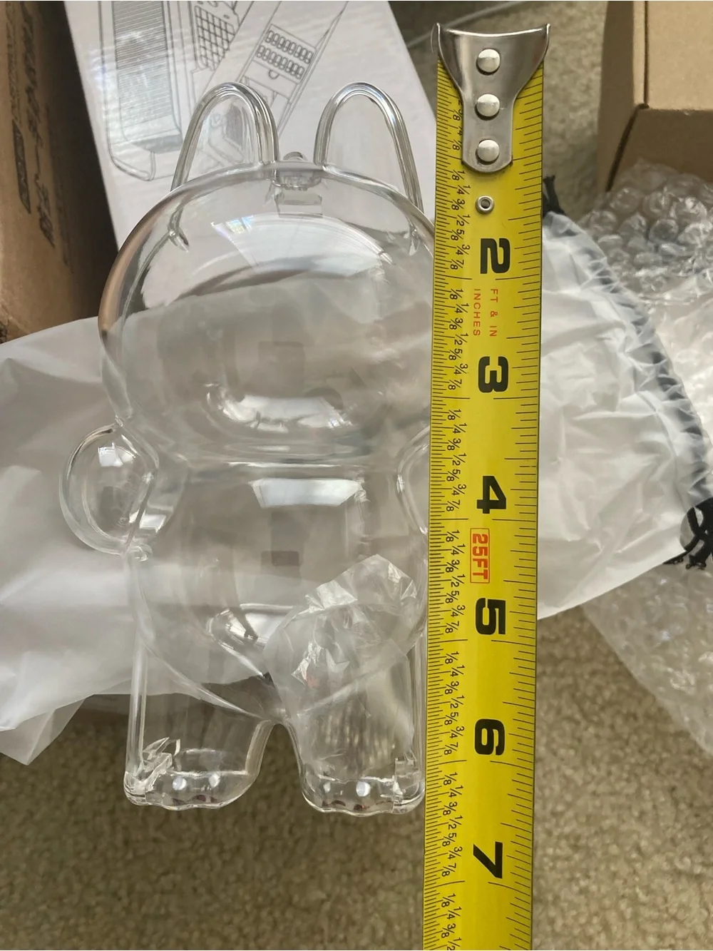 Labubu Clear Acrylic Display case